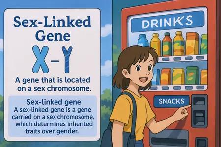 sex linked gene Simple Definition