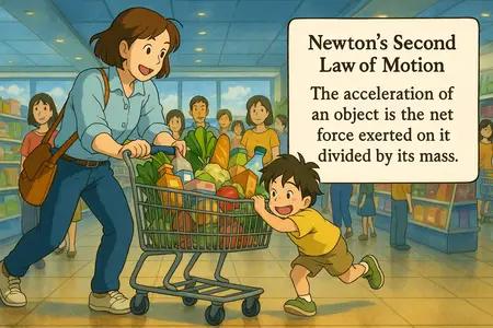 Newtons second law of motion Simple Definition