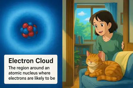 electron cloud Simple Definition