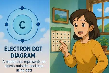 electron dot diagram Simple Definition