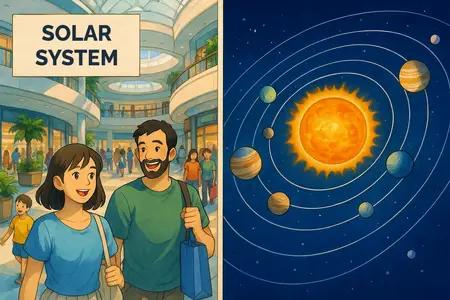 solar system Simple Definition