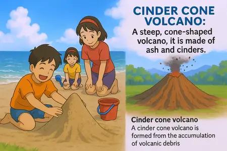 cinder cone volcano Simple Definition