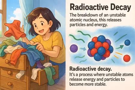 radioactive decay Simple Definition