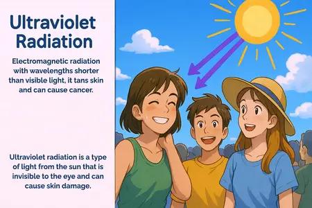 ultraviolet radiation Simple Definition
