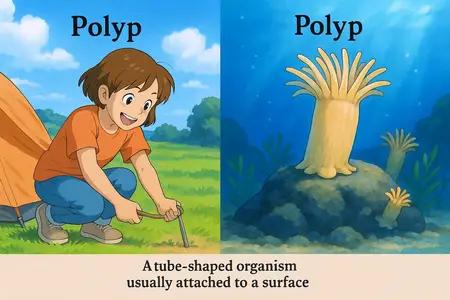 polyp Simple Definition