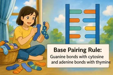 base pairing rule Simple Definition
