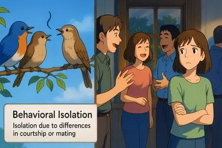 behavioral isolation Simple Definition