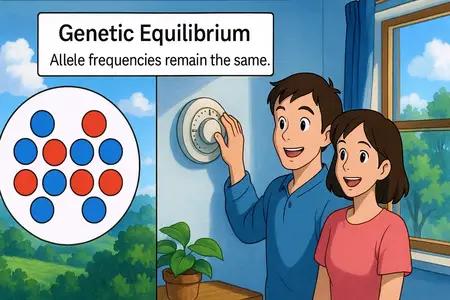 genetic equilibrium Simple Definition