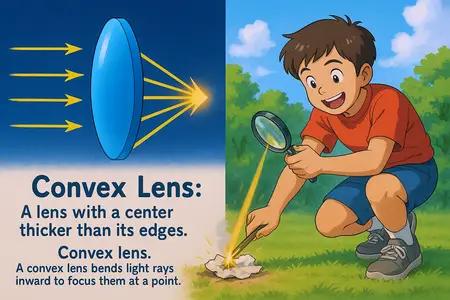 convex lens Simple Definition