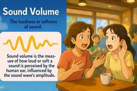 sound volume Simple Definition