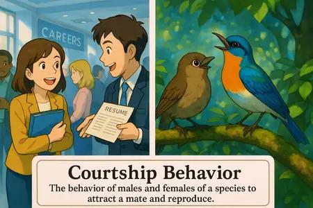courtship behavior Simple Definition