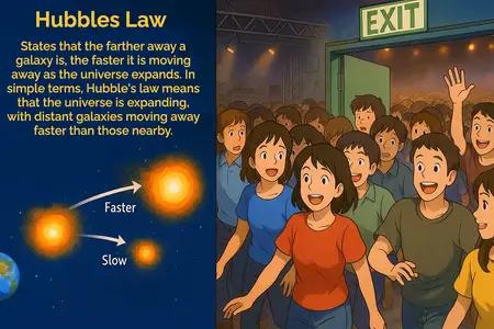 Hubbles law Simple Definition