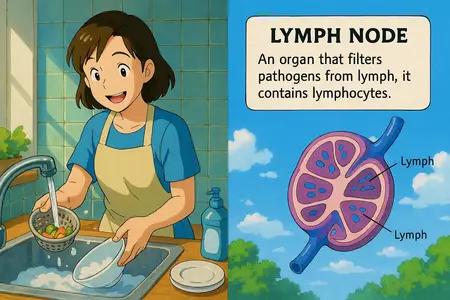 lymph node Simple Definition