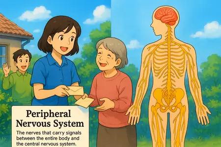 peripheral nervous system Simple Definition
