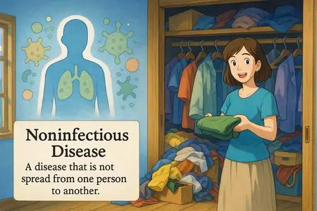 noninfectious disease Simple Definition