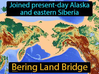 Bering Land Bridge Simple Definition