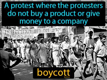 boycott Simple Definition