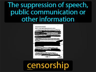censorship Simple Definition