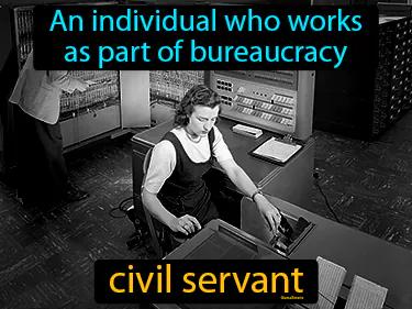 civil servant Simple Definition