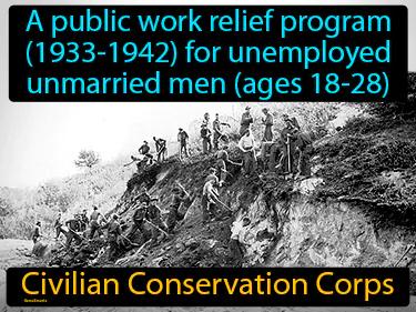 Civilian Conservation Corps Simple Definition