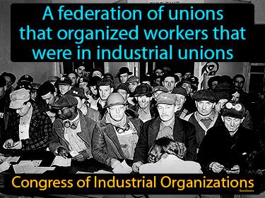 Congress of Industrial Organizations Simple Definition