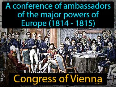 Congress of Vienna Simple Definition