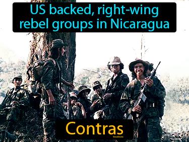 Contras Simple Definition