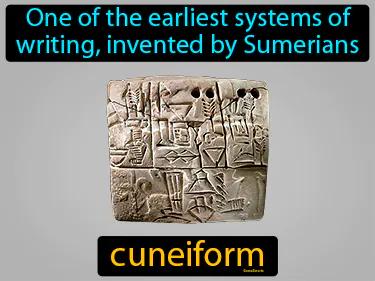 cuneiform Simple Definition