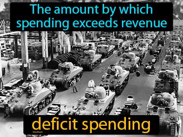 deficit spending Simple Definition