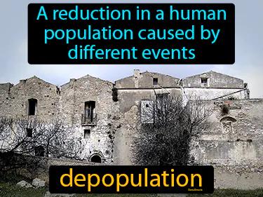 depopulation Simple Definition
