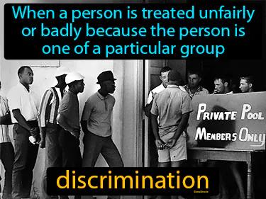discrimination Simple Definition