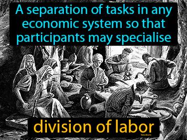 division of labor Simple Definition