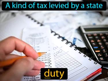 duty Simple Definition