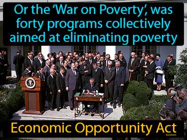 Economic Opportunity Act Simple Definition