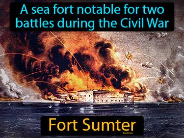 Fort Sumter Simple Definition