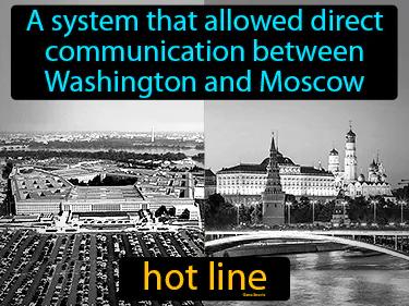 hot line Simple Definition