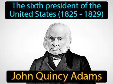 John Quincy Adams Simple Definition