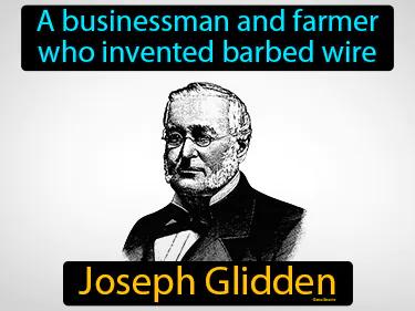 Joseph Glidden Simple Definition