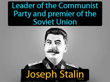 Joseph Stalin Simple Definition