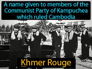 Khmer Rouge Simple Definition