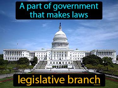 legislative branch Simple Definition