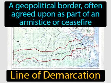 Line of Demarcation Simple Definition