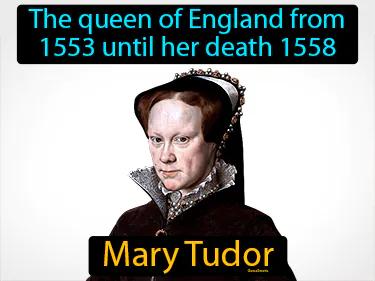 Mary Tudor Simple Definition