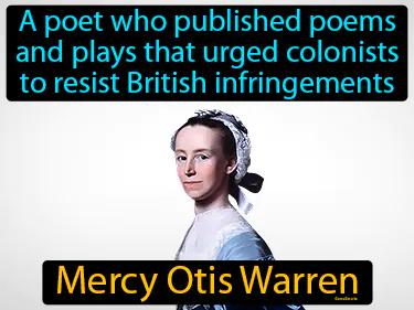 Mercy Otis Warren Simple Definition