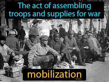 mobilization Simple Definition