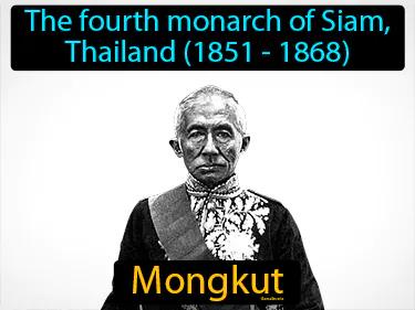 Mongkut Simple Definition