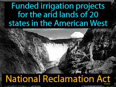 National Reclamation Act Simple Definition