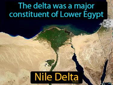 Nile Delta Simple Definition