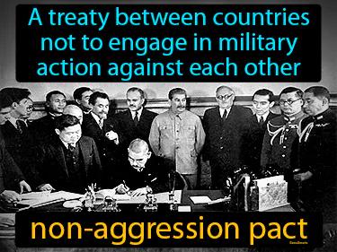 non-aggression pact Simple Definition