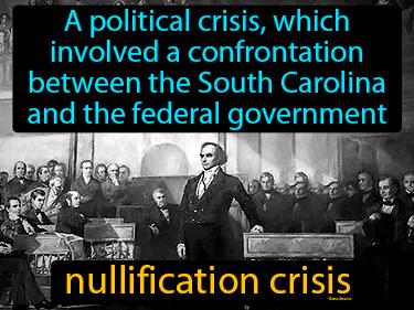 nullification crisis Simple Definition
